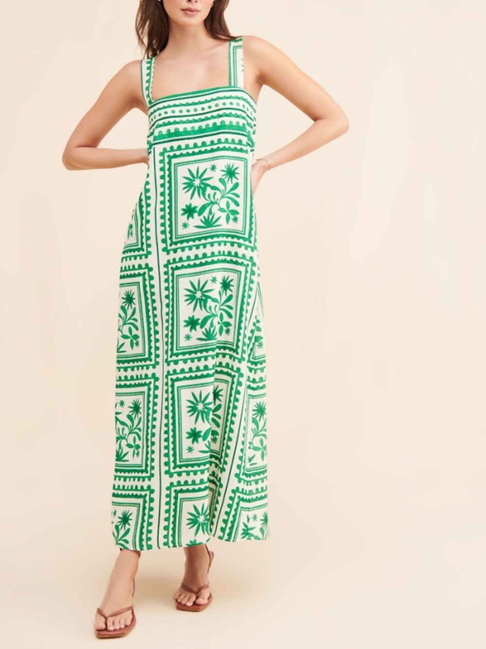 Mon Renn Losas Maxi Dress Size S - Picture 6 of 9